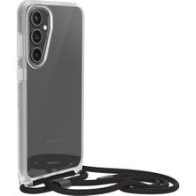 React Necklace Kılıf Galaxy S23 Fe Için, Ultra Ince, Koruyucu Kılıf, Ayarlanabilir ve Çıkarılabilir Cep Telefonu Zincirli, Askeri Standartlara Göre Test Edilmiştir, Şeffaf