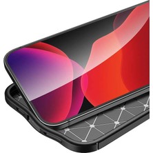 15 Pro Max Ile Uyumlu Deri Silikon Yüzeyli Silikon Kılıf Niss Silikon Deri Soft Ultra Slim Fit Kılıf Lacivert