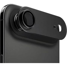 17 Air ile Uyumlu Kamera Lens Koruyucu Cam, Hd Şeffaf Temperli Camera Lens Protector, Çizilmeye Dayanıklı Lens Cover, Metal Görünüm Çerçeveli Kamera Koruma (Siyah, 17 Air)