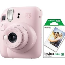 Mini 12 Pembe Fotoğraf Makinesi ve 10'lu Mini Film