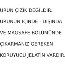 & Aksesuar Galaxy S25 Fe Için ile Uyumlu Arka Kısmı Şeffaf Kenarları Silikon Yapılı Güçlendirilmiş Mıknatıslı Kablosuz Şarj Destekli Kılıf (S25 Fe)
