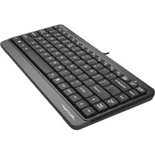 A4 Tech FK11 Q Türkçe USB Fn-Multimedya Mini Siyah/gri Klavye