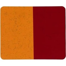 Kırmızı Sarı Kum Desen Tip Kaymaz Taban Optik Bilgisayar Notebook Mouse Ped Sarı Kırmızı Mouse Pad