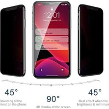 11 Pro (5.8'') Privacy 5d Gizlilik Filtreli Cam Ekran Koruyucu Siyah