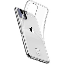 Transparent Key, 11 Pro Max Cep Telefonu Kılıfı, Şeffaf/ Beyaz