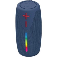 8W 2000 Mah Taşınabilir Bluetooth Hoparlör Mavi BTS-180