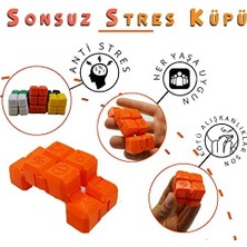 Küpü Sonsuz Küp Fidget Popit (Turuncu)