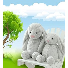 Uyku Arkadaşım Uzun Kulak Peluş Tavşan 65 cm Gri