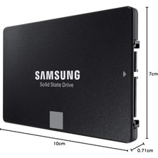 870 Evo Sata Iıı 2.5", 1 Tb Ssd, 560 Mb/sn Okuma, 530 Mb/sn Yazma, ‎MZ-77E1T0BW