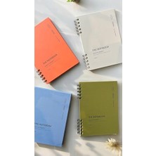 Spiralli 80 Yaprak Noktalı A5 Defter, Not Defteri, Okul Defteri, 4 Farklı Renk Seçeneği (04 Orange)