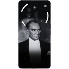 TechTree Nothing Phone (3A) Pro Uyumlu Zarafet ve Asalet: Atatürk Smokinli Baskılı Silikon Kılıf