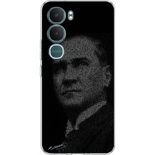 TechTree Vivo Y31 5g Uyumlu Gençliğe Hitabe Yazılı Atatürk Silüeti Baskılı Silikon Kılıf