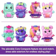 Polly Pocket™ Kedicik Yelkende™ Mikro Oyun Seti Polly Kedicik Yelkende Mikro Oyun Seti, 1 Mikro Bebek ve Evcil Kediler, Yiyecek ve Stil Aksesuarlarının Yer Aldığı Seyahat Oyuncağı JCR37
