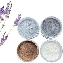 Reçine Sedef Metalik Toz Pigment Seti 4X10ML, Şeffaf Reçine Pigment Seti