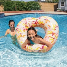 56253 Kalp Şekilli Simit 104 Cm, Su Sporları, Plaj Malzemesi, Şişme Ürün, Yüzme Aksesuarı, Kamp, Dalış, Güvenlik