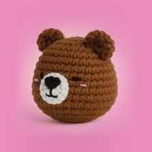 Mini Ayı Örgü Kiti - Amigurumi Tığ Kiti