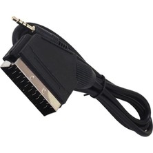 3.5 mm Erkek/scart Kablo 1.2 Metre Scart To 3.5mm Uzun Uydu Alicisi Av Kablo