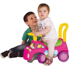 - Kız Ride-On Direksiyonlu Araba, +1 Yaş Için, Plastik, 50 x 26 x 42 cm