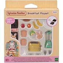 Trendy Pazars Renkli Sylvanian Families Kahvaltı Seti 100% Bambu ile 3+ Yaş Çocuklar için Döner Özellik