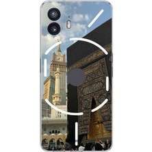 TechTree Nothing Phone (2) Uyumlu Manevi Huzur Kabe Kapısı Umre Baskılı Silikon Kılıf