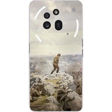 TechTree Nothing Phone (3A) Pro Uyumlu Cephede Komutan Bağımsızlık Atatürk Baskılı Silikon Kılıf