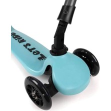 Let's Be Child Let's Ride 3 Tekerlekli Katlanabilir Işıklı Scooter Turkuaz