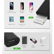 Lightning To USB Type C Dönüştürücü Adaptör x 2 Adet – IPhone & IPad Uyumlu/ 14'e Kadar Uyumlu