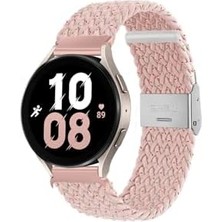 - ile Uyumlu Gt Gt2 Gt3 Gt4 42MM/HONOR 2 Kordon Metal Klipsli Örgü - Pembe