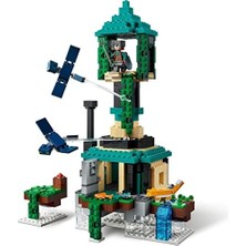 Minecraft™ Gökyüzü Kulesi 21173 - Bir Pilot, 2 Uçan Hayalet ve Bir Kedi Içeren Eğlenceli Uçan Adalar Oyuncak Yapım Seti (565 Parça)