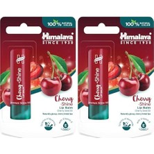 Himalaya Since 1930 Parlatıcı Dudak Bakım Kremi, Kiraz, NEMLENDIRICI,%100 Doğal Renk, Silikon Içermez, 4,5 gr (2 Paketi)