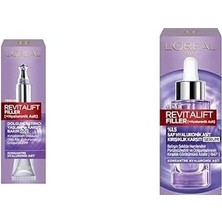 Revitalift Filler Dolgunlaştırıcı Yaşlanma Karşıtı Göz Bakım Kremi - Hyaluronik Asit (15 Ml) + Revitalift Filler%1.5 Saf Hyaluronik Asit Kırışıklık Karşıtı Serum (30 Ml)
