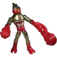 Ben 10 BEN10 Aksiyon Figürleri Metalik Tema Heatblast BEN66A10
