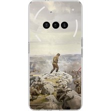 TechTree Nothing Phone (3A) Uyumlu Cephede Komutan Bağımsızlık Atatürk Baskılı Silikon Kılıf