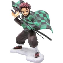 Slayer Kimetsu No Yaiba Tanjiro Fighting Version Aksiyon Figür 16 cm