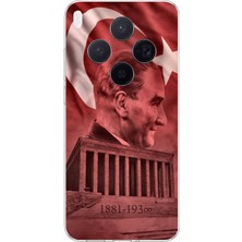 TechTree Vivo X300 Uyumlu Atatürk Portresi ve Anıtkabir Baskılı Silikon Kılıf