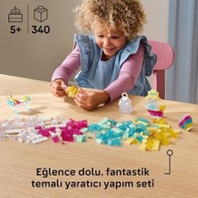 Sihirli Saydam Kutu 11040 – 5 Yaş ve Üzeri Çocuklar Için Mini Figürler Içeren Renkli Parçalar ve Askı Parçaları Yapım Seti (340 Parça)