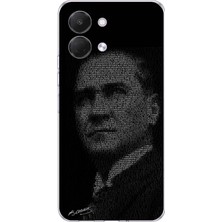 TechTree Tecno Spark Go 3 Uyumlu Gençliğe Hitabe Yazılı Atatürk Silüeti Baskılı Silikon Kılıf