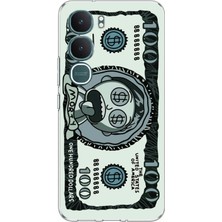 TechTree Vivo Y31 5g Uyumlu Morty Dolar Baskılı Silikon Kılıf