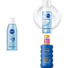 Sun SPF50 Güneş Koruyucu Vücut Spreyi 200ML, Yüz Temizleme Köpüğü 150ML, Canlandırıcı Tonik 200ML