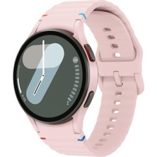 - ile Uyumlu Gt Gt2 Gt3 Gt4 42MM/HONOR 2 20MM Kordon Dekoratif Örgü Çizgili Spor Silikon Kayış - Çok Renkli 2