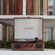 ST14012 Retro Pikap - Kahverengi- Bluetooth ve Şarj Özellikli - Tüm Plakları Çalabilme