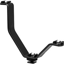 Makineler Için V Bracket Üç Grişli Flaş, Led, Mikrofon Tutucu