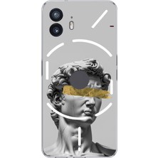 TechTree Nothing Phone (2) Uyumlu Modern Hellenistik Davut Baskılı Silikon Kılıf