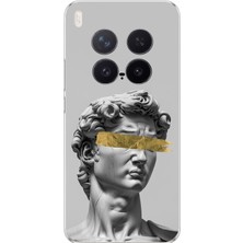 TechTree Vivo X300 Pro Uyumlu Modern Hellenistik Davut Baskılı Silikon Kılıf