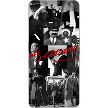 TechTree Nothing Phone (3A) Pro Uyumlu Kırmızı Mustafa Kemal Atatürk Imza Baskılı Silikon Kılıf