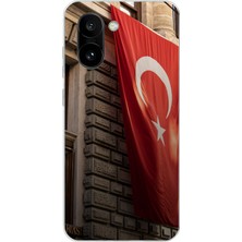 TechTree Oneplus 15R Uyumlu Dev Türk Bayrağı Baskılı Silikon Kılıf
