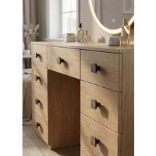 Wholewood Elegans Ahşap Mobilya Dolap Kulpu Kahverengi (Tek Vidalı Topuz)