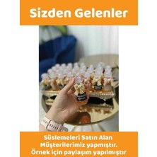 25 Adet 50 ml YM23TAC Dezenfektan Kolonya Parfüm Hediyelik Nikah Nişan Düğün Için Boş Plastik Şişe