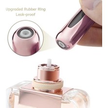 4 Adet Taşınabilir Mini Parfüm Atomizer Şişesi – 5 ml Yeniden Doldurulabilir Seyahat Parfüm Spreyi, Kompakt ve Sızdırmaz Tasarım