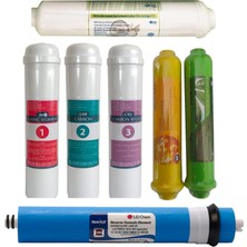 Naturel Lg Membranlı 7 Aşamalı Kapalı Kasa Su Arıtma Cihazı Filtresi